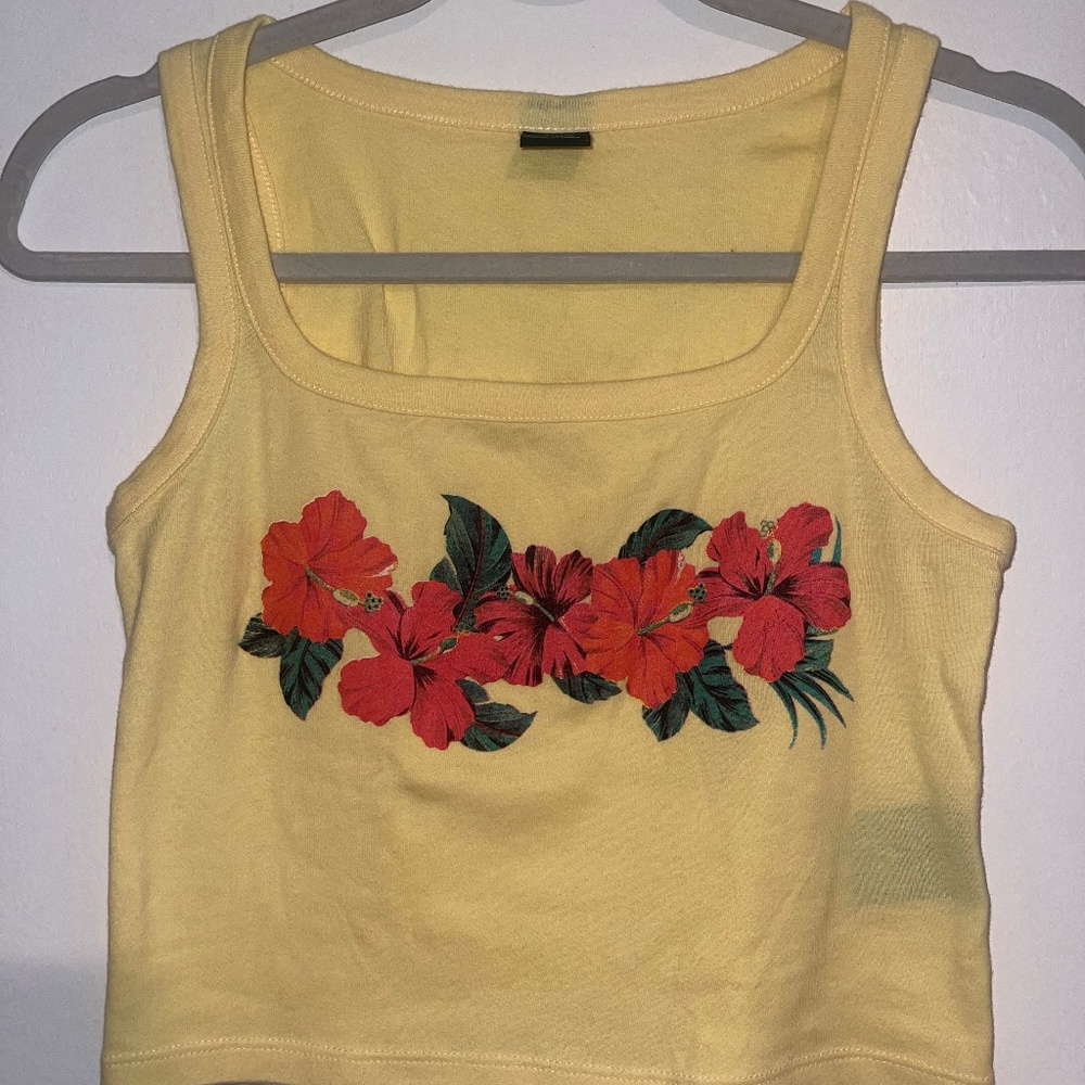 Printed Crop Top